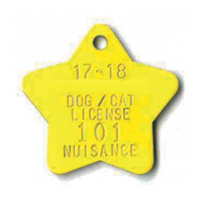 Dog Tag - BN-163 Star
