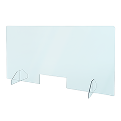 Toronto Stamp sneeze guards, barriers, and room dividers are optically clear, lightweight, shatterproof, and flame-resistant. Easy to install and remove, simple to clean and sanitize, resistant to acids and disinfecting chemicals, ideal for any workplace